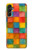 S4077 Water Color Painting Colorful Check Pattern Case For Samsung Galaxy A14 5G