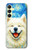 S4064 Smile Dog Van Gogh Starry Night Case For Samsung Galaxy A25 5G