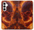 S4062 Fire Skull Case For Samsung Galaxy A35 5G