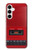 S4073 Vintage Red Cassette Player Graphic Case For Samsung Galaxy A35 5G