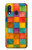 S4077 Water Color Painting Colorful Check Pattern Case For Samsung Galaxy A40