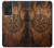 S4036 Viking Vegvisir Compass Wood Case For Samsung Galaxy A52, Galaxy A52 5G