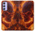 S4062 Fire Skull Case For Samsung Galaxy A54 5G