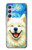 S4064 Smile Dog Van Gogh Starry Night Case For Samsung Galaxy A54 5G