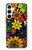 S4043 Colorful Flowers Cartoon Case For Samsung Galaxy A55 5G