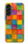 S4077 Water Color Painting Colorful Check Pattern Case For Samsung Galaxy A56