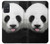 S4049 Cute Panda Stick Out Tongue Case For Samsung Galaxy A71 5G