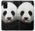 S4049 Cute Panda Stick Out Tongue Case For Samsung Galaxy A03S