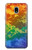 S4047 LGBTQ Camouflage Case For Samsung Galaxy J3 (2018), J3 Star, J3 V 3rd Gen, J3 Orbit, J3 Achieve, Express Prime 3, Amp Prime 3