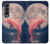 S4045 Dolphin Moon Night Case For Samsung Galaxy Z Fold 4