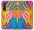 S4037 Colorful Zebra Pattern Case For Samsung Galaxy Z Fold 3 5G