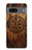 S4036 Viking Vegvisir Compass Wood Case For Google Pixel 7a