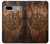 S4036 Viking Vegvisir Compass Wood Case For Google Pixel 7a