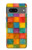S4077 Water Color Painting Colorful Check Pattern Case For Google Pixel 7a