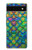 S4071 Colorful Mermaid Scale Case For Google Pixel 6a