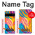S4037 Colorful Zebra Pattern Case For Google Pixel 6