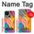 S4037 Colorful Zebra Pattern Case For Google Pixel 4a 5G