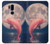 S4045 Dolphin Moon Night Case For LG G7 ThinQ
