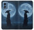 S4034 Samurai Moon Night Case For Motorola Moto G Play 4G (2024)