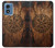 S4036 Viking Vegvisir Compass Wood Case For Motorola Moto G Play 4G (2024)