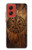 S4036 Viking Vegvisir Compass Wood Case For Motorola Moto G Stylus 5G (2024)