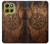 S4036 Viking Vegvisir Compass Wood Case For Motorola Moto G86