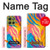 S4037 Colorful Zebra Pattern Case For Motorola Moto G86