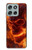 S4062 Fire Skull Case For Motorola Moto G56