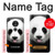 S4049 Cute Panda Stick Out Tongue Case For Motorola Moto G7 Power