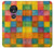 S4077 Water Color Painting Colorful Check Pattern Case For Motorola Moto G7 Power