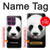 S4049 Cute Panda Stick Out Tongue Case For Motorola Edge 60 Pro