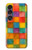 S4077 Water Color Painting Colorful Check Pattern Case For Sony Xperia 1 VII