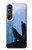 S4053 Two Wolves Couple Howling Forest Case For Sony Xperia 1 VI
