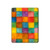 S4077 Water Color Painting Colorful Check Pattern Hard Case For iPad Pro 13 (2024,2025)