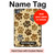 S4032 Wild Animal Paw Foot Print Hard Case For iPad Air (2020, 2022), Air 11 (2024,2025,2026), Pro 11 (2022)