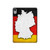 S4055 Germany Flag Hard Case For iPad mini 6 7, iPad mini (2021,2024)