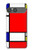 S0157 Composition Red Blue Yellow Case For Sony Xperia 10 VII, 10 VIII
