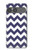 S2345 Navy Blue Shavron Zig Zag Pattern Case For Sony Xperia 10 VII