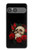 S3753 Dark Gothic Goth Skull Roses Case For Sony Xperia 10 VII