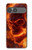 S4062 Fire Skull Case For Sony Xperia 10 VII