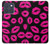 S2933 Pink Lips Kisses on Black Case For Motorola Edge 70