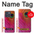 S3201 Pink Peacock Feather Case For Motorola Edge 70