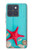 S3428 Aqua Wood Starfish Shell Case For Motorola Edge 70
