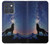 S3555 Wolf Howling Million Star Case For Motorola Edge 70