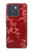 S3817 Red Floral Cherry blossom Pattern Case For Motorola Edge 70