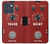 S4011 Red Guitar Analog Delay Graphic Case For Motorola Edge 70