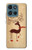 S3081 Wooden Raindeer Graphic Printed Case For Motorola Moto G (2026), G Play (2026)