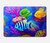 S4058 Colorful Aquarium Hard Case For MacBook Air 13″ - A1932, A2179, A2337