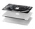 S3969 Black Rose Hard Brush Stroke Hard Case For MacBook Pro Retina 13″ - A1425, A1502