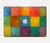S4077 Water Color Painting Colorful Check Pattern Hard Case For MacBook Pro 16″ - A2141